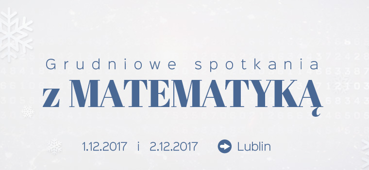 Grudniowe spotkania z matematyka